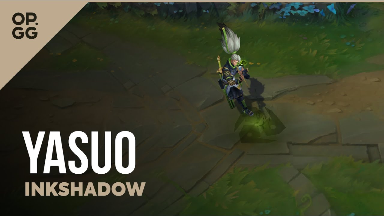 Ink Shadow Yasuo – OP.GG Skin Review – League of Legends - YouTube
