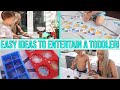 IDEAS TO ENTERTAIN A TODDLER DURING QUARANTINE! / Weekly Vlog