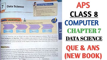 Army public school class 8 Computer| Live Wire | Chapter 7 DATA SCIENCE @nksclasses
