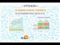 Video - Training and testing classification models with Scikit-learn library