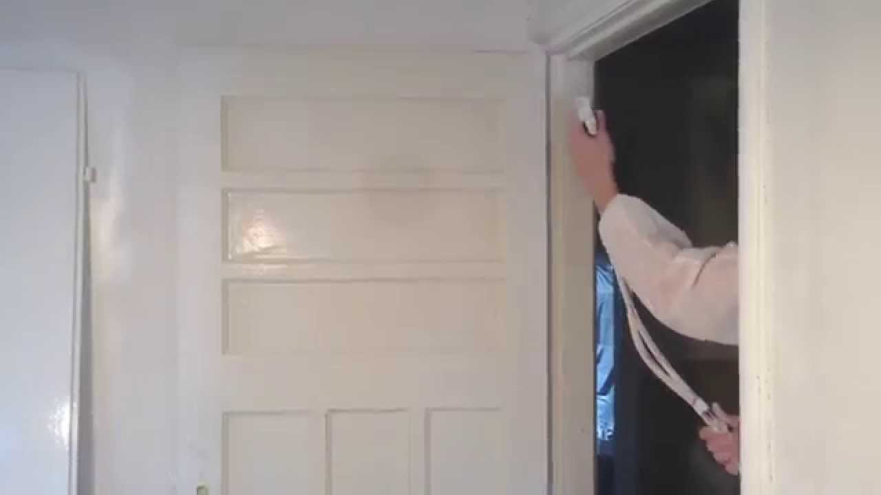 Deuren spuiten ( verf ) airless youtube