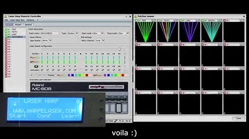 How to use the Laser Harp Remote Control software of our laser harp