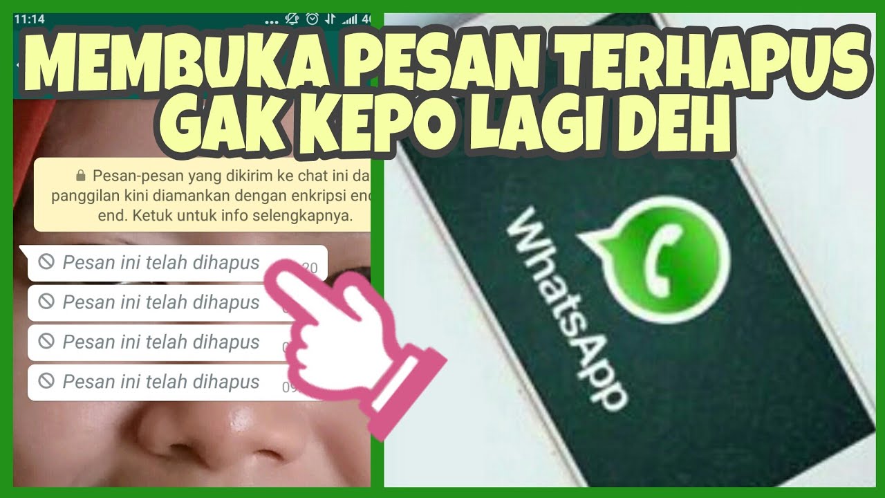 Baca Wa Yang Sudah Dihapus / Cara Melihat Chat WA yang