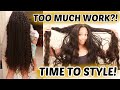 FINALLY Styling My Long Curly Hair! | Curly Hair Routine