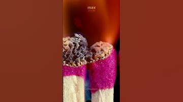 Matches extreme close up and slow motion #maxzoom #macro #satisfying  #closeup #asmr