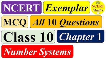 NCERT Exemplar Class 10 Maths Chapter 1 | All 10 Questions | MCQ | Exercise 1.1 | real numbers