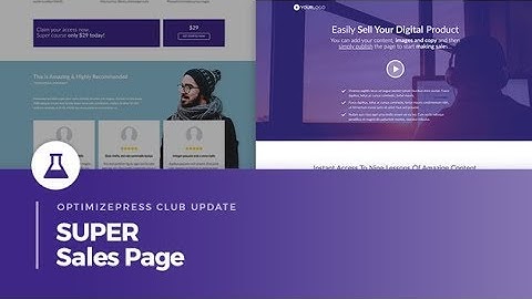 OptimizePress Club: Super Sales Page