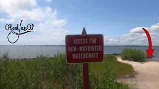 Kayak Fishing The Rt 90 Bridge Ocean City Span - Ocean City Maryland #oceancitymd #kayakfishing