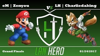 LAN Hero Tuesday #12 Zenyou (Mario) Vs Charliedaking (Fox) - Grand Finals