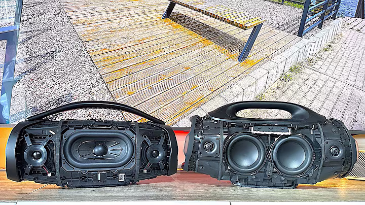 JBL Boombox 4 Super BASS vs  JBL Boombox 3 WiFi Opinion in Subtitles.