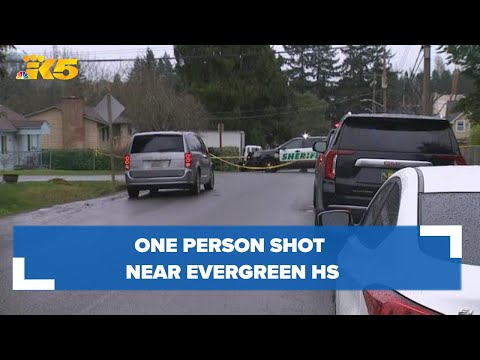 One person shot near Evergreen High School