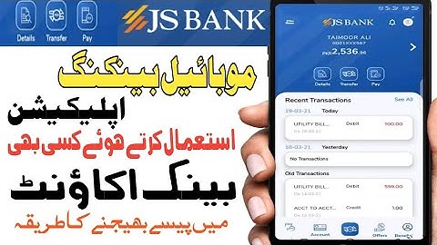 How to transfer money from JS Mobile Banking App to Other Bank Account | JS Mobile 2022