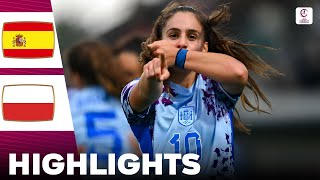 Spain vs Poland | Highlights | U17 Women's European Championship 09052024