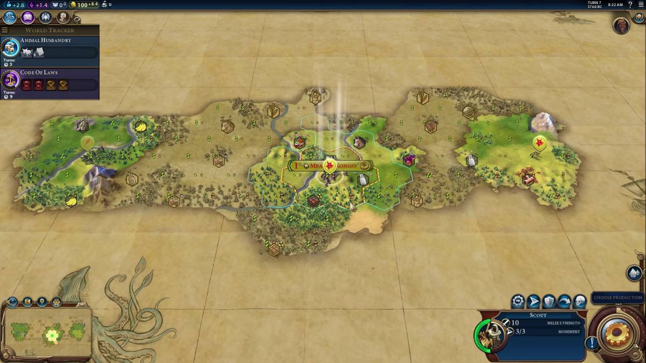 Civilization 6 Early Access Day 4 Kongo Part 1 YouTube