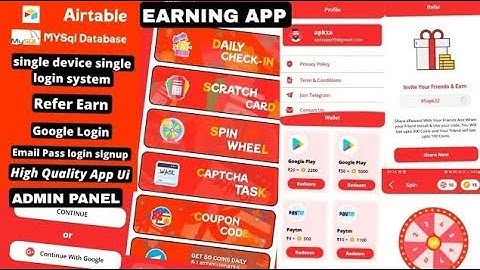 Earning App Aia File 2023 | New High Quality Earning App Aia With Admin Panel | Android Builder