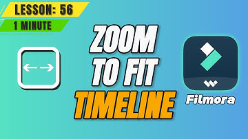 How to Use Zoom to Fit Timeline in @FilmoraWondershare - Lesson 56 Filmora Tutorial