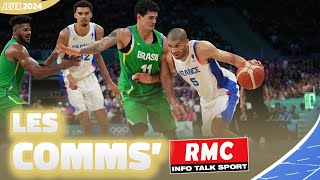JO 2024 / Basket (H) : Les comms RMC de la victoire des Bleus contre le Brésil