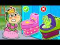 😰 Uh-oh! Sparkle Needs the Potty🚽Zombie Princess Battle🧟👑Stories for Kids by Fire Spike