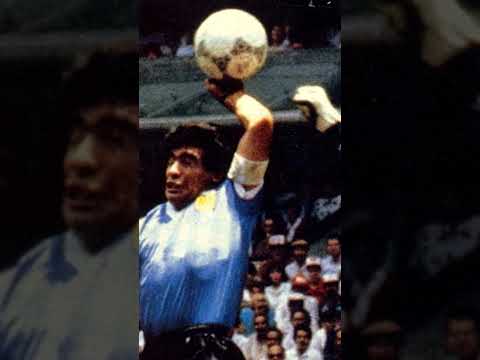 Diego Armando Maradona y La mano de dios