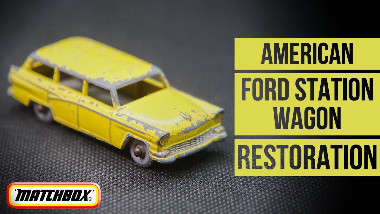 ミニカー MATCHBOX No.31 AMERICAN FORD STATION WAG MATCHBOX restoration: 31A American Ford Station Wagon - YouTube