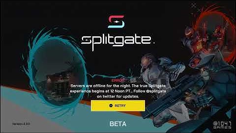why you cant play splitgate