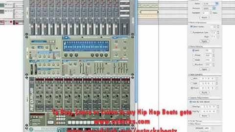 Tutorial on Reason 4 basic Hip Hop Beat making - part 1 (4 parts) - AStackS