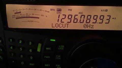 HB9Q working DF3RU and IK1FJI in 23cm EME SSB Funtest 27.01.2018