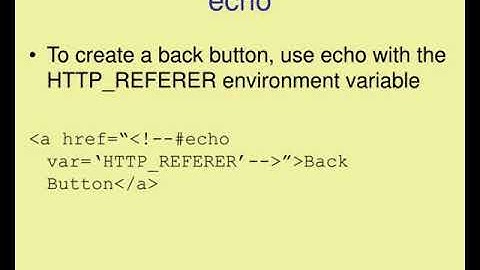 server side includes and cgi scripts