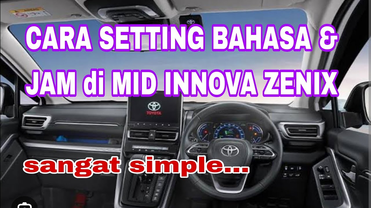 Speedometer Innova Zenix CARA MENGUBAH BAHASA DAN JAM DI Speedometer INNOVA ZENIX#mechanic # ...