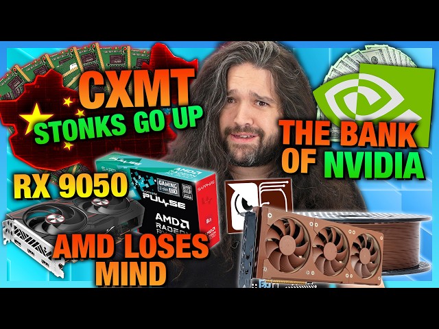 HW News - NVIDIA Employee Detained, CXMT RAM, AMD Has Lost Its Damn Mind