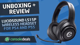 LS15P Wireless Gaming Headset for PS4 & PS5 (Unboxing + Review) | Console Deals