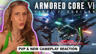 Armored Core NEWBIE REACTS TO Armored Core VI Fires Of Rubicon PVP \& NEW GAMEPLAY SHOWCASE