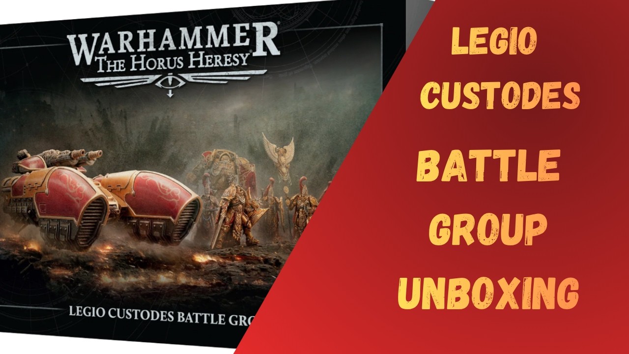 Legio Custodes Battle Group Unboxing: Reinforcing The Emperor's