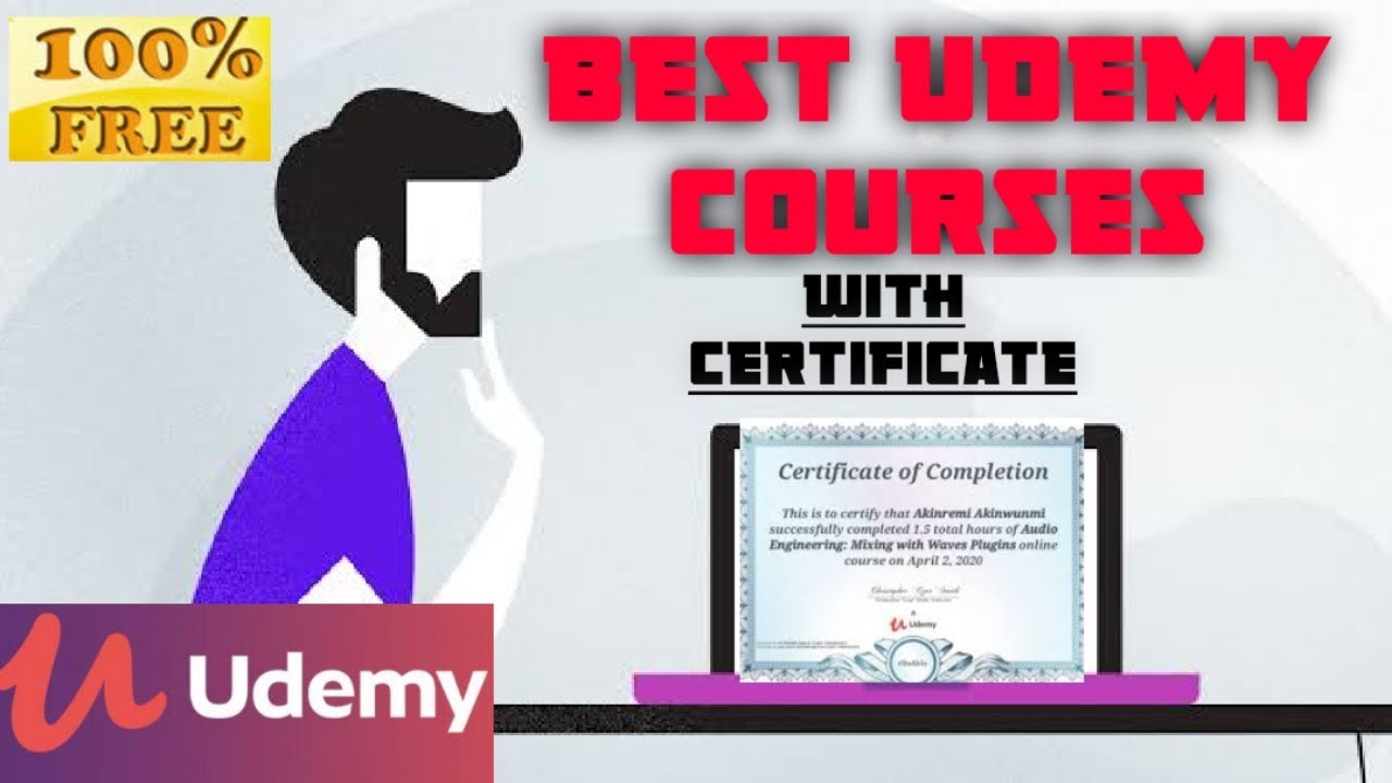 Best Udemy Courses with Certificate || 100% Free 🔥🔥🔥👩‍🎓|| 