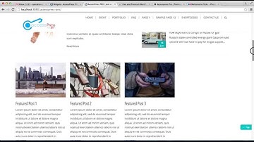 AccessPress Pro - How to Add featured, Flickr Stream, Post and Progress Bar | WordPress Tutorial