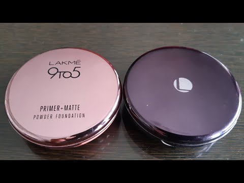 Lakme absolute compact vs lakme 9 to 5 primer+matte powder foundation review,which one is best