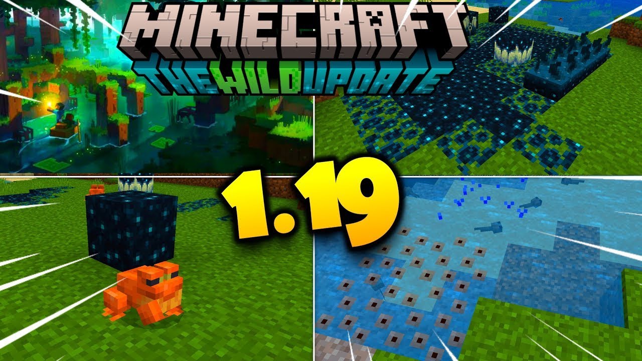 SAIU! ATUALIZAÇÃO 1.19 THE WILD UPDATE DO MINECRAFT PE!! 