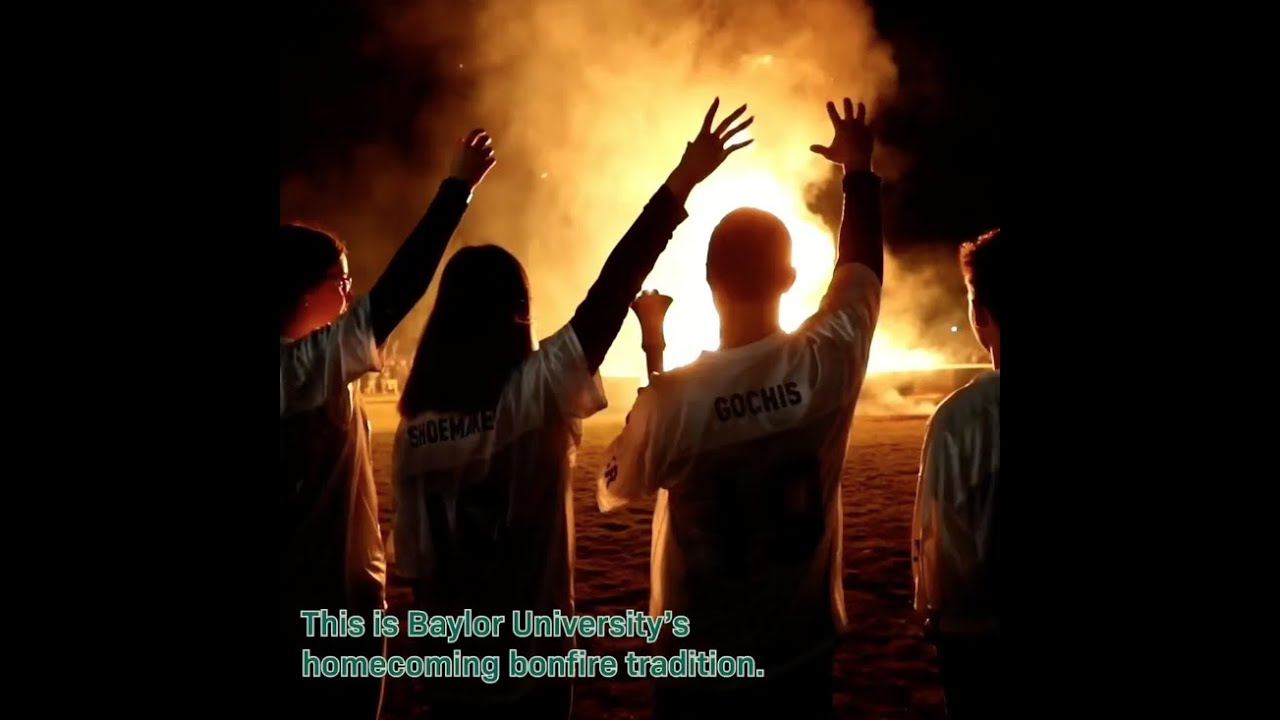 All About the Baylor Homecoming Bonfire