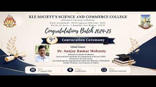 KLE College, 9th Convocation Ceremony 2024-25