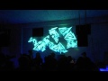 PRISM LAB VIDEO MAPPING AT HANUMAN DUB TEMPLE, PORTLAND , OR.