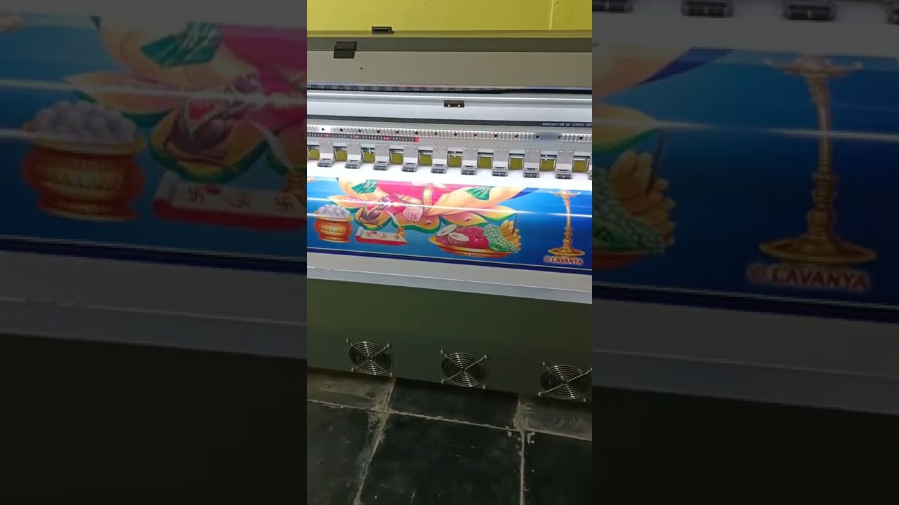 imported Chinese solvent flex machine konica 1024i machine