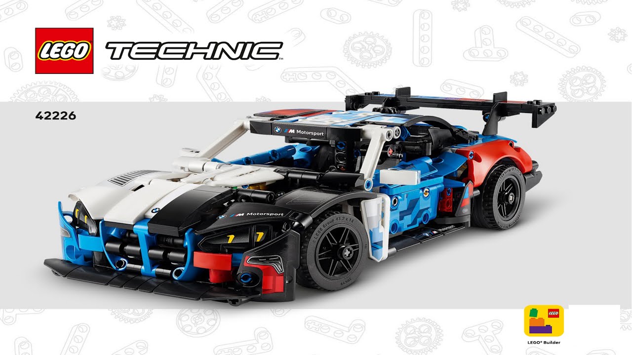 Technic - BMW M4 GT3 EVO - Licensed LEGO instructions