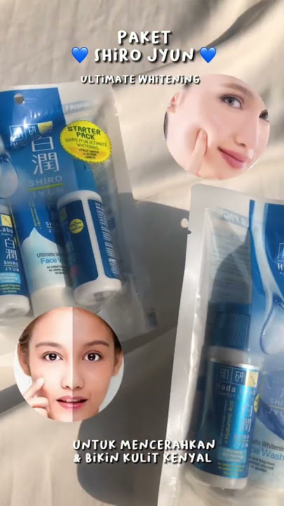 solusi untuk kalian yang takut buat ganti skincare!! yuk buruan cobain hadalabo versi mini nya ❤️‍🔥