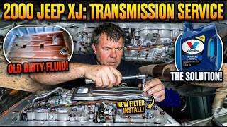 2000 Jeep XJ Transmission fluid and filter replacement