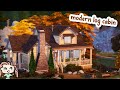 Modern Log Cabin 🌲 || The Sims 4 Speed Build