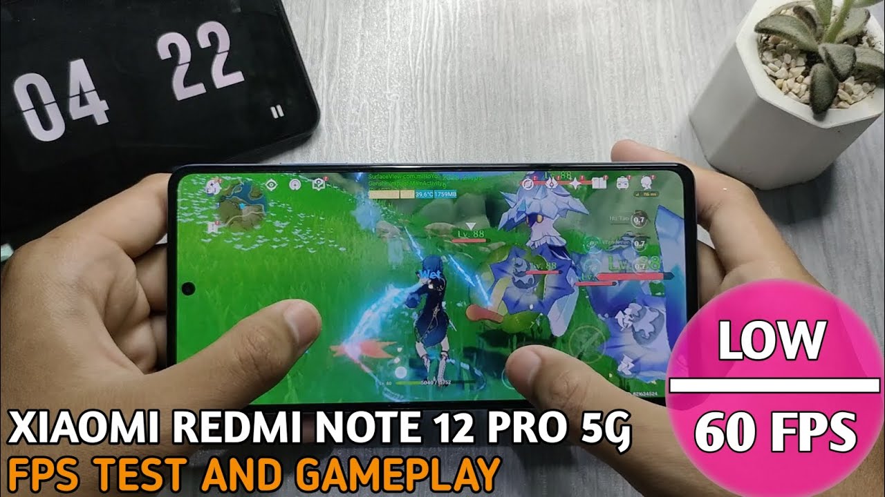 redmi note 12 pro 5g gaming fps