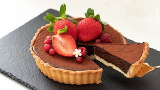 濃厚チョコレート・タルトの作り方 Chocolate Tart｜HidaMari Cooking