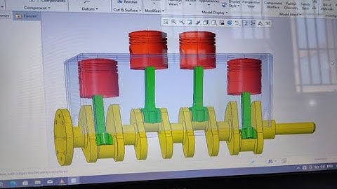ENGINE DESIGN IN CREO parametric project || CAD PROJECTS