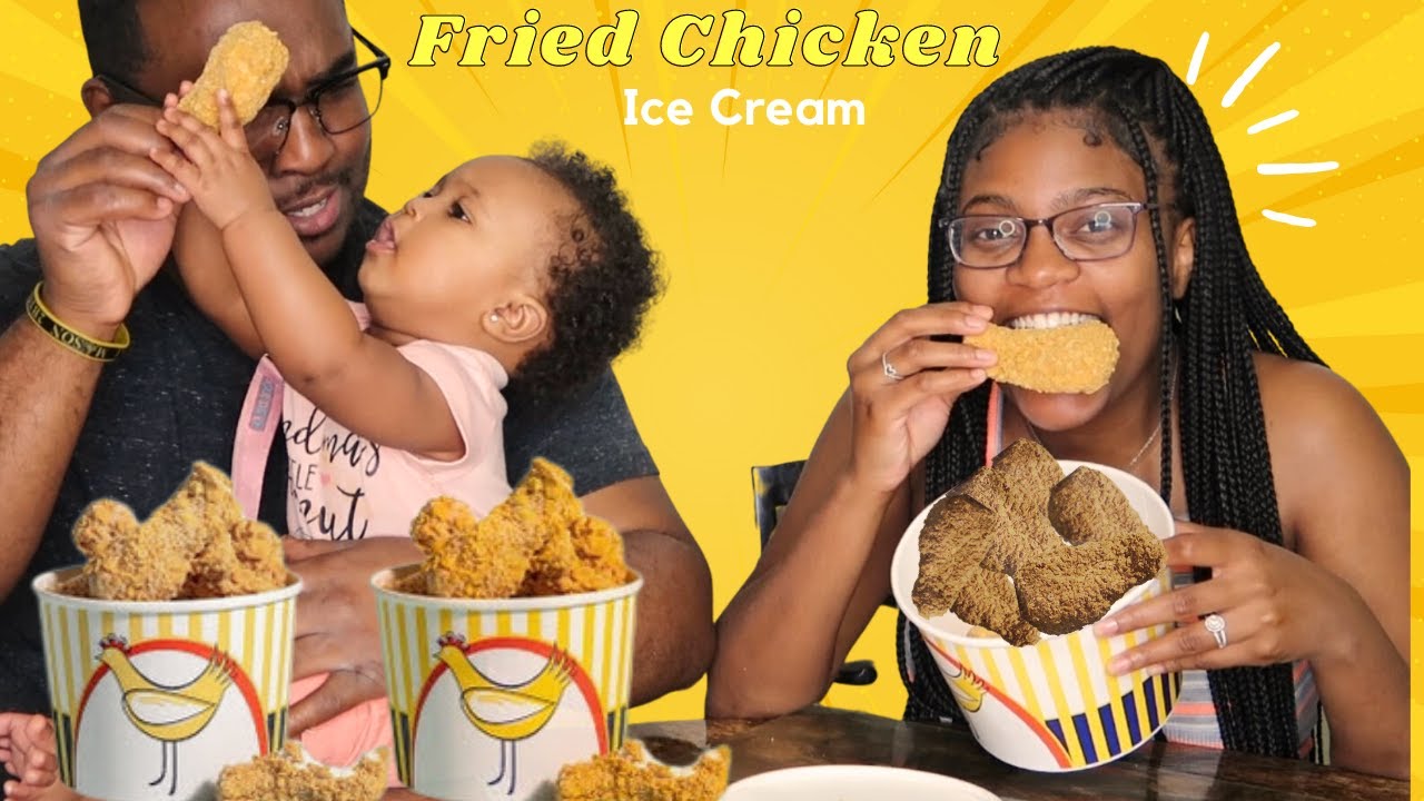 TRYING THE VIRAL (FRIED CHICKEN ICE CREAM!) YouTube