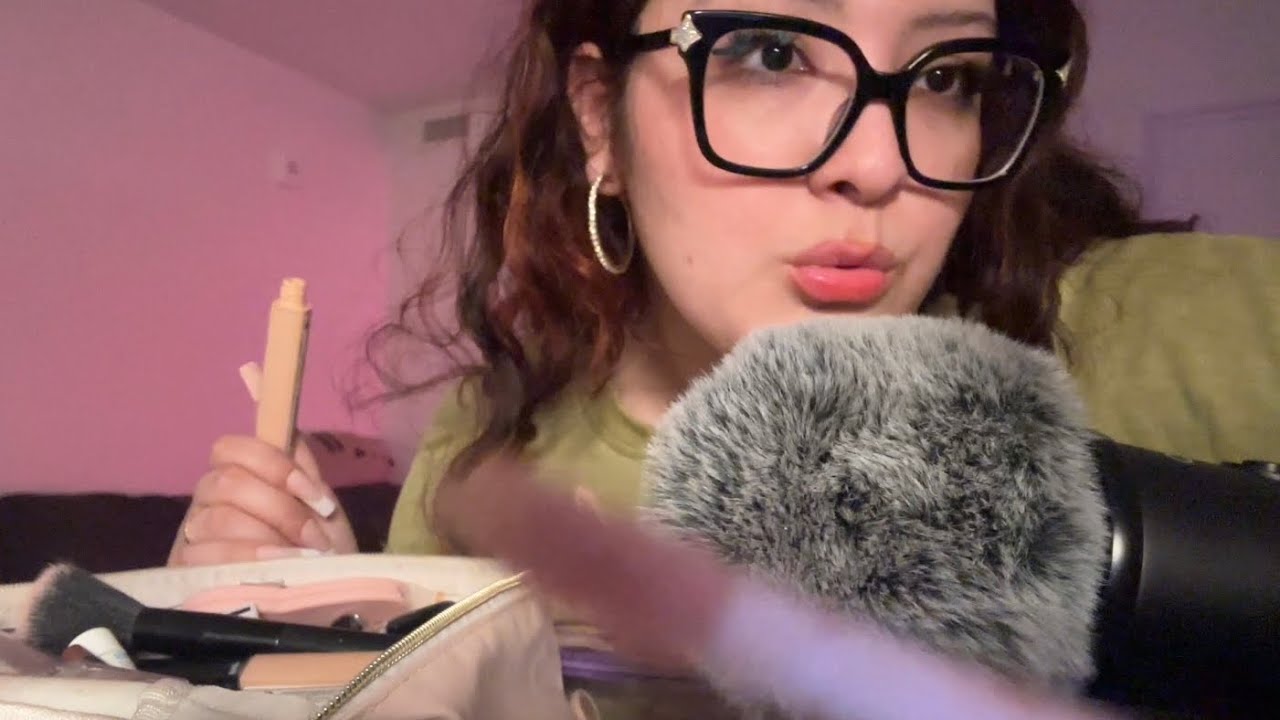 ASMR Doing your Prom makeup under 10 mins (fast & aggressive) - YouTube